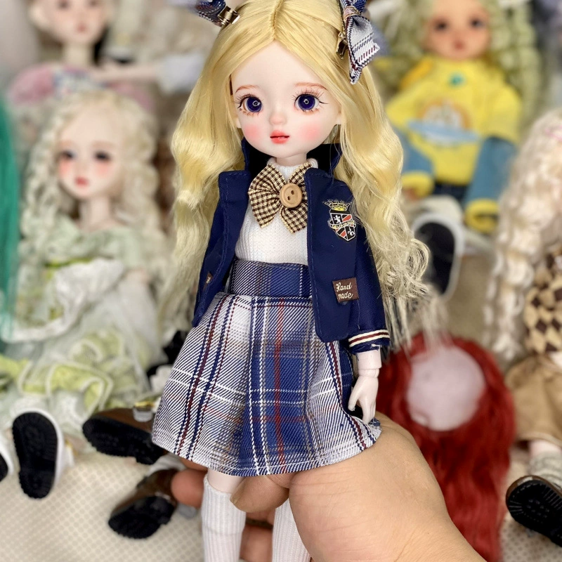6 точек Домашний BJD30 см сустав mjd кукла Макияж кукла 3D реальный глаз девочка игрушка наряд кукла