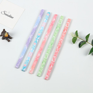 3 yuan Korean style double-sided printed star stripe boxed cartoon children's paper folding cartoon PVC boxed Star stripe wholesale