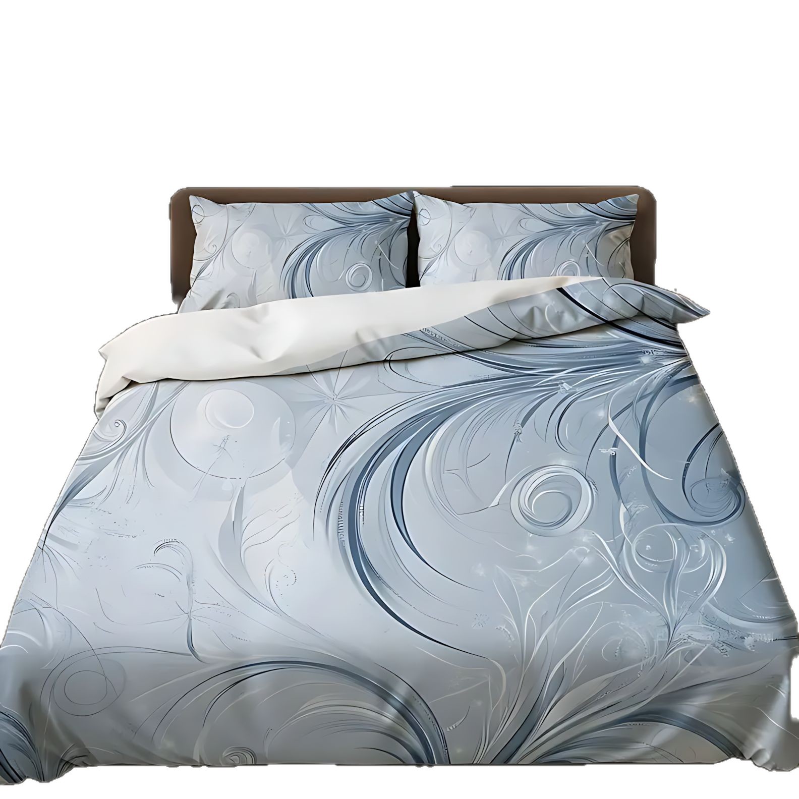 TEMU / JIT Transfronterizo Kit Abstract Vortex Fluid Art HD Digital Printed Bed