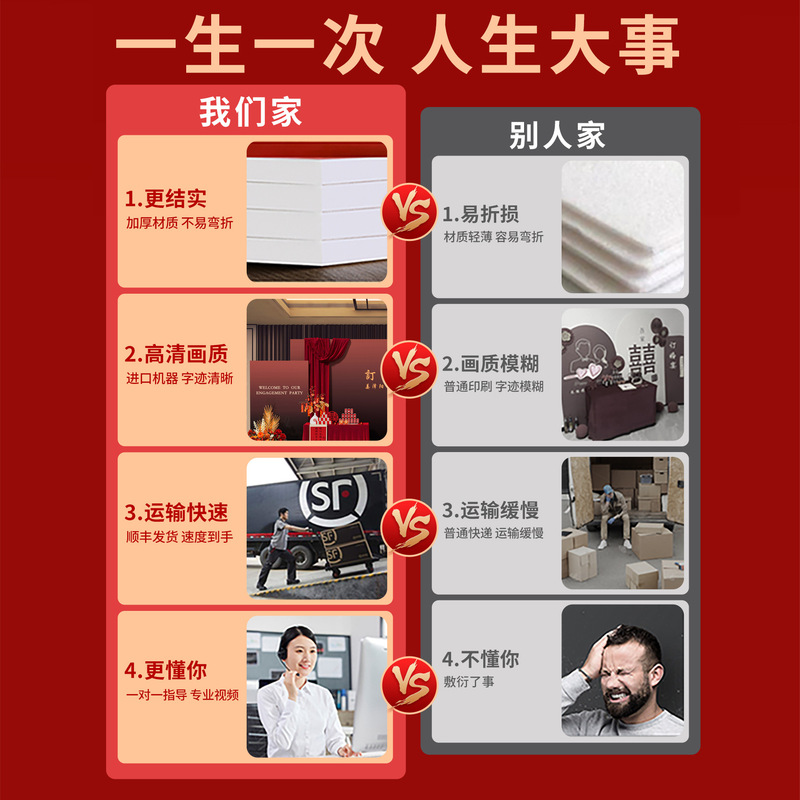 订婚宴布置装饰摆台件新中式定亲全套用品氛围感大尺寸背景墙kt板|undefined
