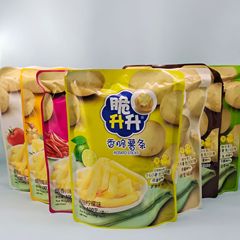 Crispy ascending fragrant potato sticks 100g bagged original-cut potato strips, potato chips, multiple flavors, ready-to-eat snack food