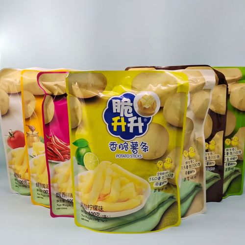 Crispy ascending fragrant potato sticks 100g bagged original-cut potato strips, potato chips, multiple flavors, ready-to-eat snack food