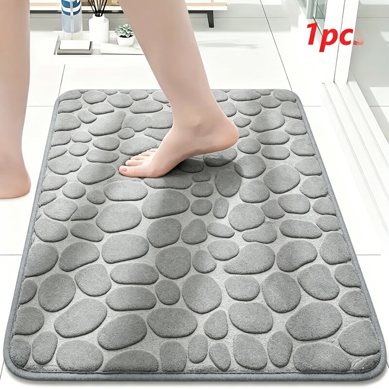 Directly from the manufacturer, solid color pebble coral fleece carpet, bathroom and home floor mat, dirt-resistant, wear-resistant, easy to clean Directly from the manufacturer, solid color pebble coral fleece carpet, bathroom and home floor mat, dirt-resistant, wear-resistant, easy to clean