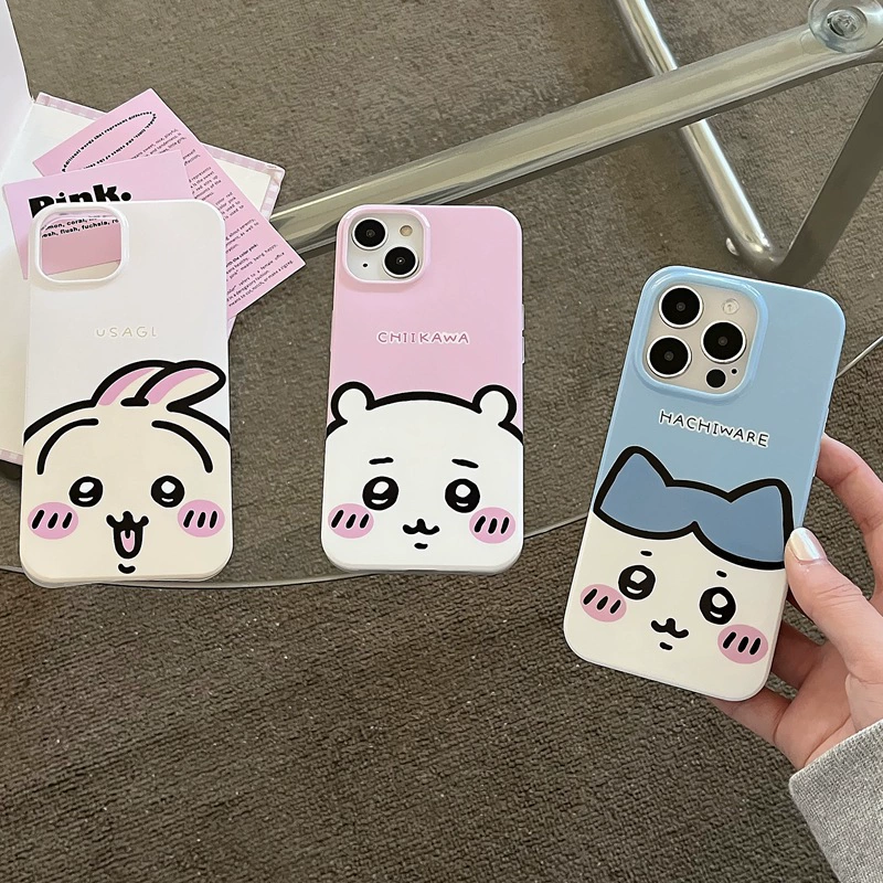 Японский аниме мультфильм Jikawa подходит для Apple 14 чехол для телефона iPhone15promax Новый 1312 комплект