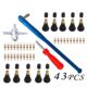 Supply valve puller valve core wrench tire valve core set Valve installation tool 43-piece set