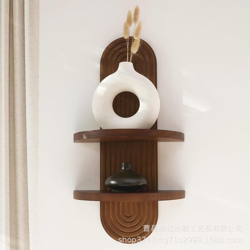Multipurpose Wooden Wall Shelf Mid Century Shelves Wall Shelf Storage Decor Minimalist Bathroom Floating Shelf Modern
