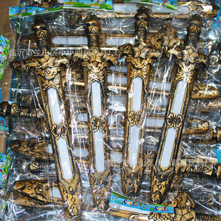 Children's Toys, Simulated Swords, Electroplated Swords, Bronze Devil-Slaying Swords, Scenic Spot Street Stall Weapon Toys, 2 Yuan Wholesale