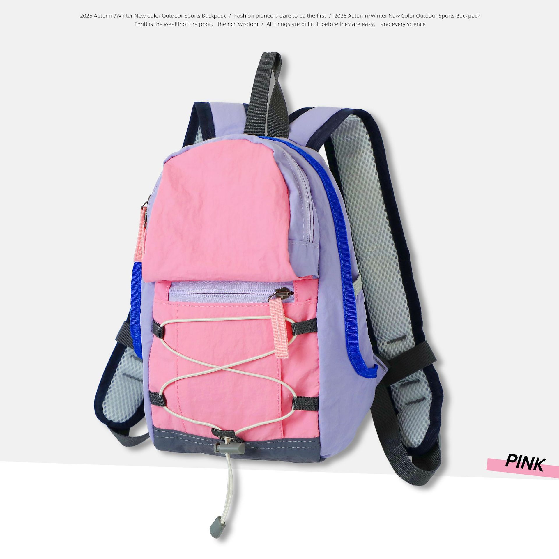 Shake-up Marvel Tini temprano otoño color de contraste mochila al aire libre bolsas para padres e hijos bolsas para mamás 11 almacenamiento de mochila de viaje