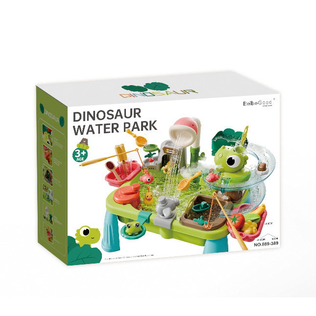 Transfronterizos niños circulación eléctrica agua lavabo diaoyutai dinosaurio spray lavabo de verduras lavabo lavabo juguetes de mesa de agua