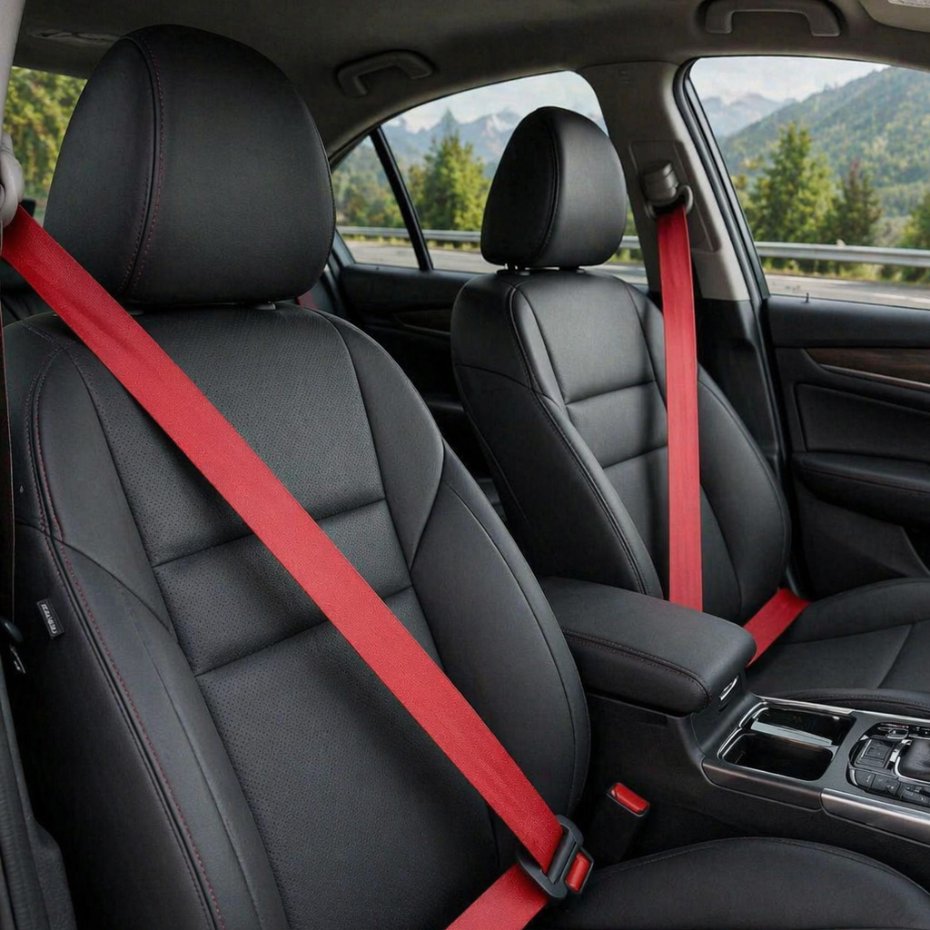 Universal car seatbelt 3.6m with a length and width of 4.8CM, suitable for most car modifications, high-quality seatbelt