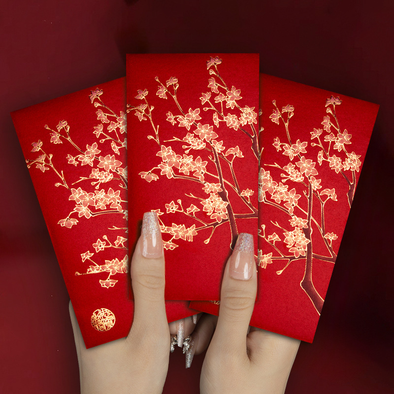 Lian Nian Youyu 香港版高級赤い封筒新しい新年の赤い封筒バッグクリエイティブ新年の赤い封筒工場卸売|undefined