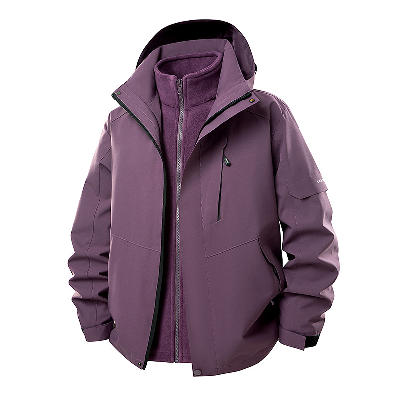 Nuevo abrigo impermeable a prueba de viento transfronterizo chaqueta interior con capuz para hombres herramientas de ropa de asalto al aire libre para mujeres