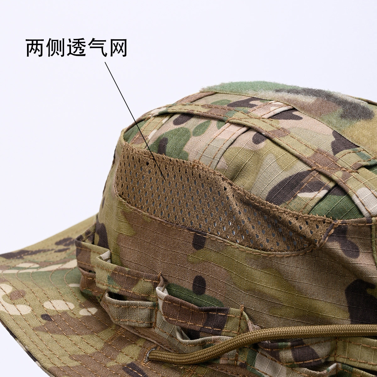 PRO camuflaje sombrero penny sombrero de pesca al aire libre sombrero de pescador ventilador sombrero de borde redondo sombrero de protección contra el sol sombrero gran檐