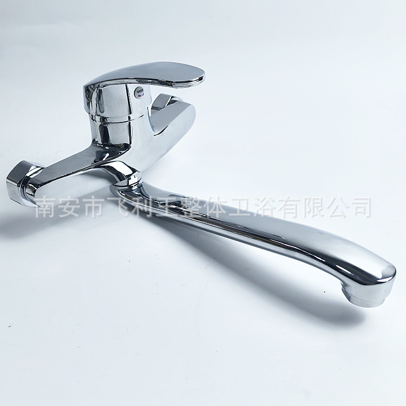 The foreign trade zinc alloy Qiao Deng kitchen concealed installation two-piece swing hot and cold water faucet sink sink sink and mixed faucet undefined