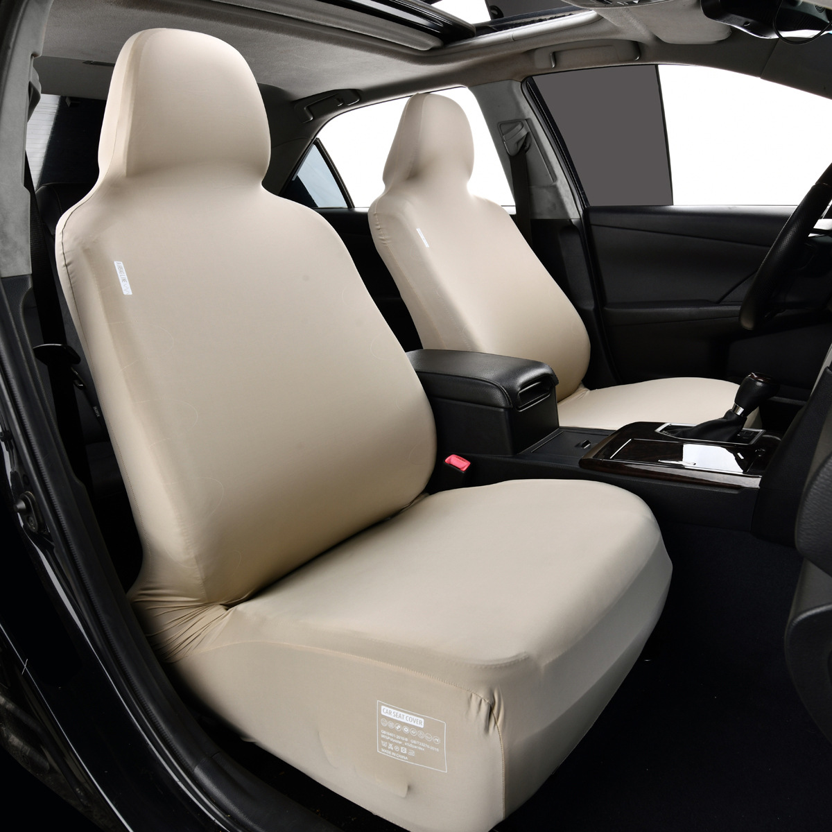 Elastic Ice Silk Car Seat Cover for Driver and Passenger, Cooling Seat Cushion Protector, Dustproof Cover, Universal Waterproof