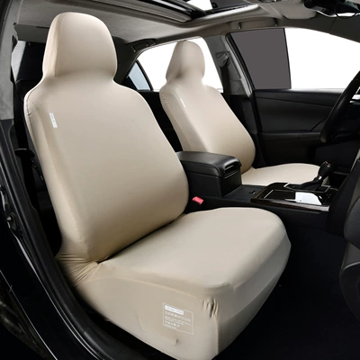 Elastic Ice Silk Car Seat Universal seat cover - cool-touch-light-coffee-front-row-style-b-seat-cover-single-one-size-fits-all