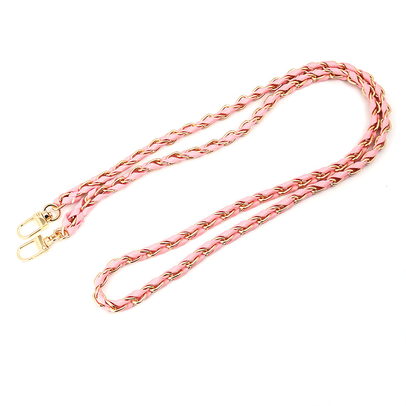 Bolso de verano para mujer con correa de cadena de cuero PU, correa de cadena de estilo Chanel, cadena de metal diagonal transversal estilo ins.