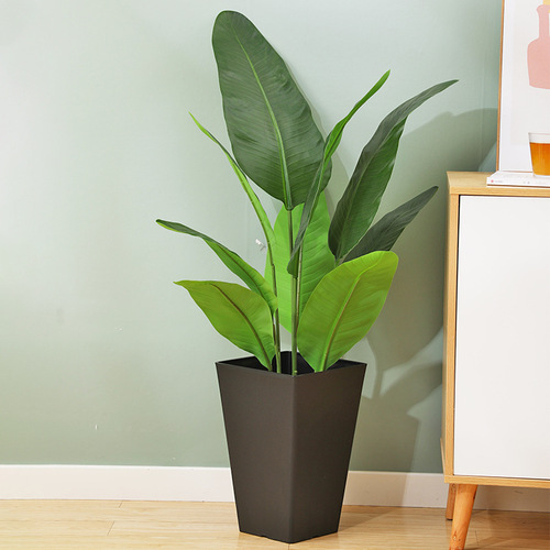 Large flower pot Bird of Paradise Money Tree Sunflower Resin Flower Pot Extra Large Plastic Large Diameter Large Flower Pot Wholesale