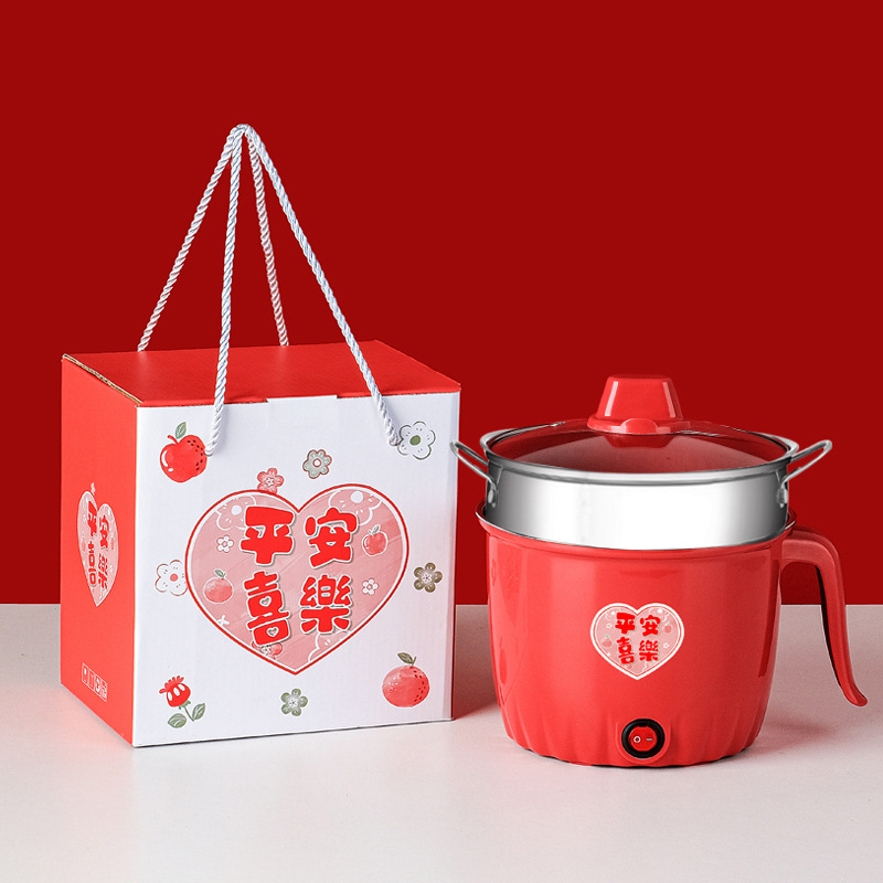 Электрическая кастрюля Space and Joy из нержавеющей стали + пароварка из нержавеющей стали + подарочная коробка