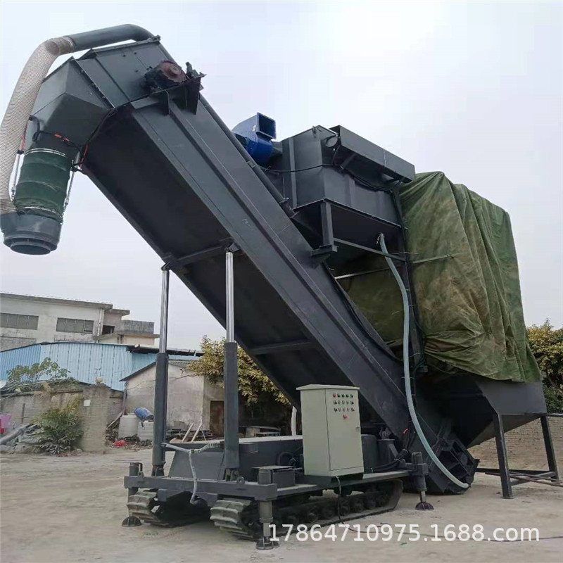 广东大产量集装箱卸车机粉料中转卸车机移动式集装箱卸灰输送机