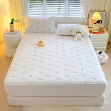 新疆棉大豆夹棉a类床笠单件秋冬季纯棉100全棉床垫保护罩