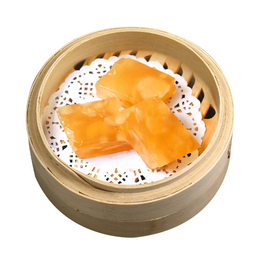 Water chestnut cake Cantonese style afternoon tea snack Hong Kong style traditional pastry restaurant morning tea breakfast semi-finished pastry food