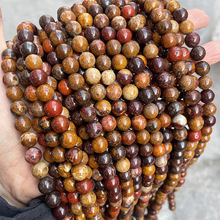 天然战国红玛瑙圆珠散珠手工DIY手串项链饰品配饰材料现货批发