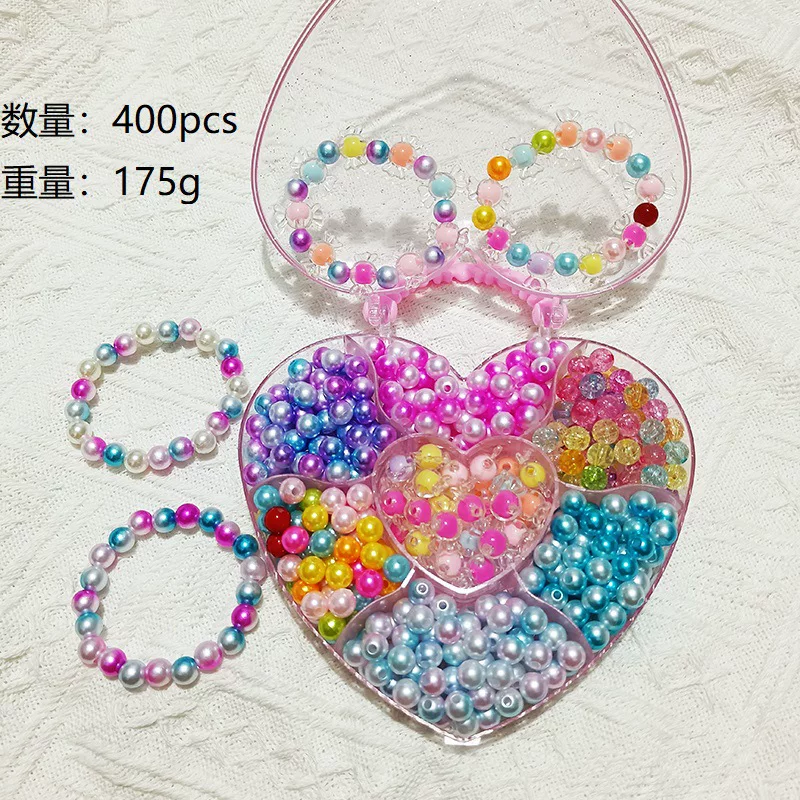 Box, set with beads, toy, beads, bracelet, necklace, 15 cells, handmade, gradient, new collection