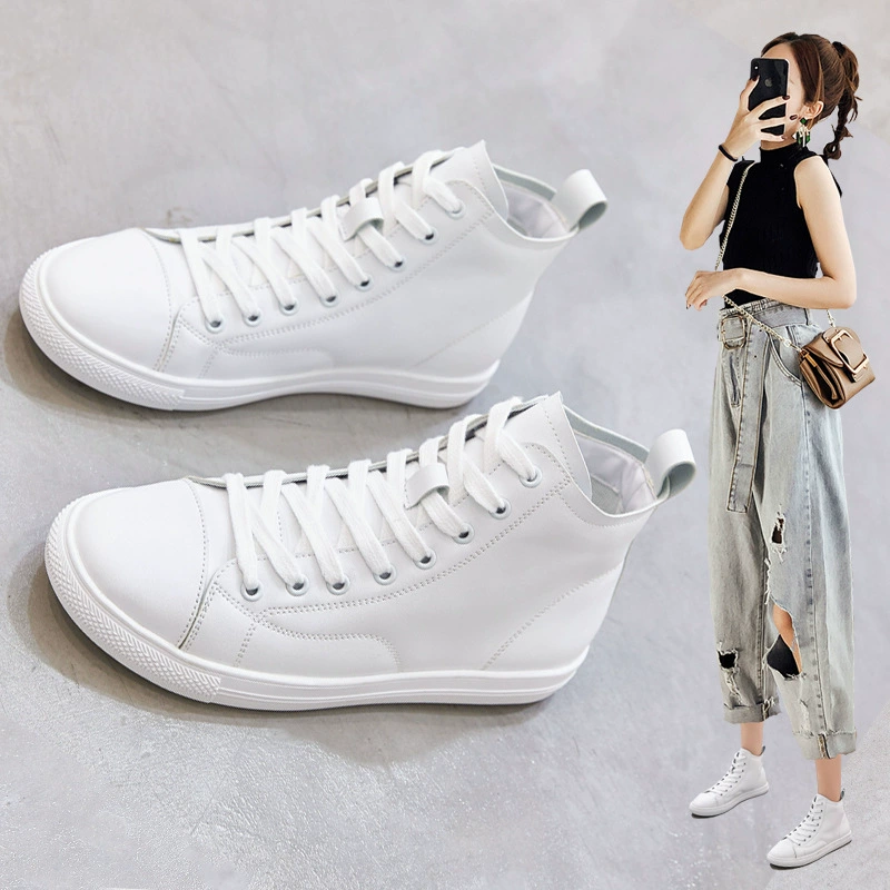 Осенне-зимние белые туфли среднего размера, 31323334, легкие прогулочные туфли на мягкой подошве больших размеров 414243 для студентов