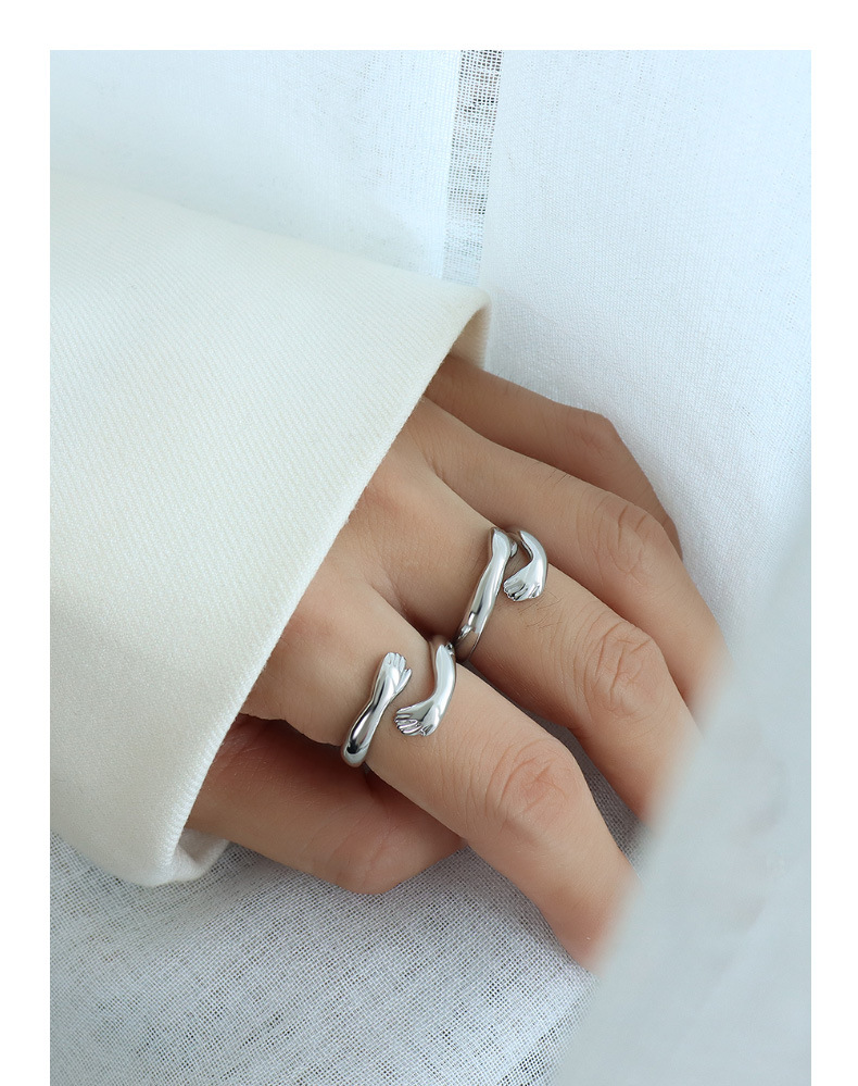 18K Gold Plating Color PVD Coated Real Gold Plated 18K Gold Geometric 304 Stainless Steel Fashion Waterproof Non Tarnish