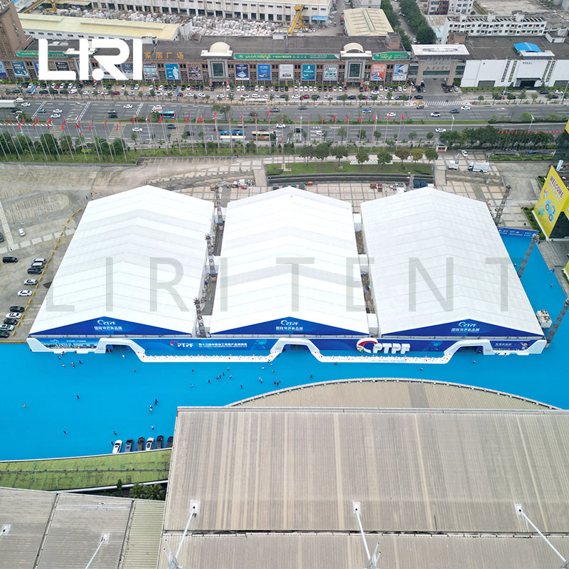 铝合金展览篷房大型展会活动篷房租赁快速搭建现场搭建 丽日篷房