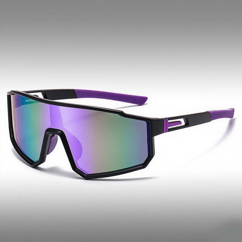 sunglasses运动墨镜偏光炫彩男女连体太阳眼镜户外大风镜骑行眼镜|undefined
