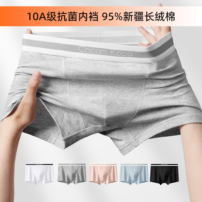 Xinjiang Cotton Men's Underwear Boys Summer Thin 2025 New Antibacterial Breathable Men's Boxer Shorts