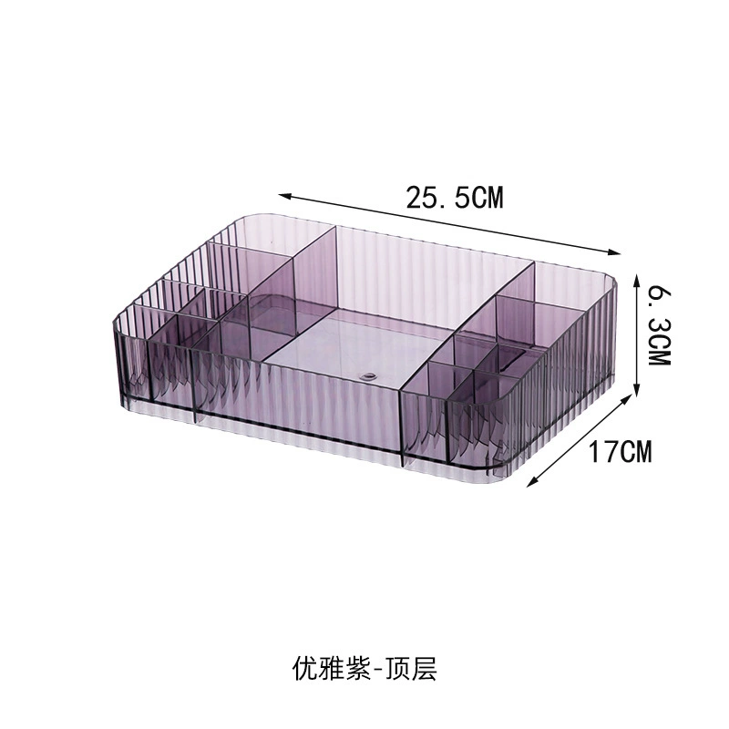 Table storage box, cosmetic plastic storage system, lipstick for skin care