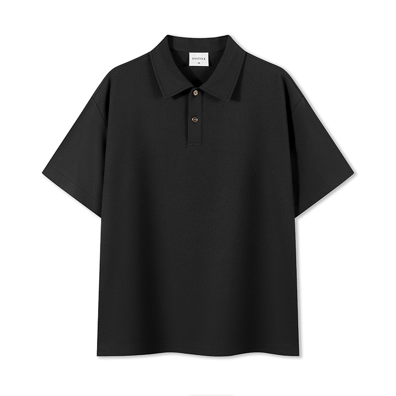 270g pesado comercio exterior transfronterizo tamaño europeo hombre verano camisa de polo de manga corta ropa de trabajo logo personalizado camisa polo