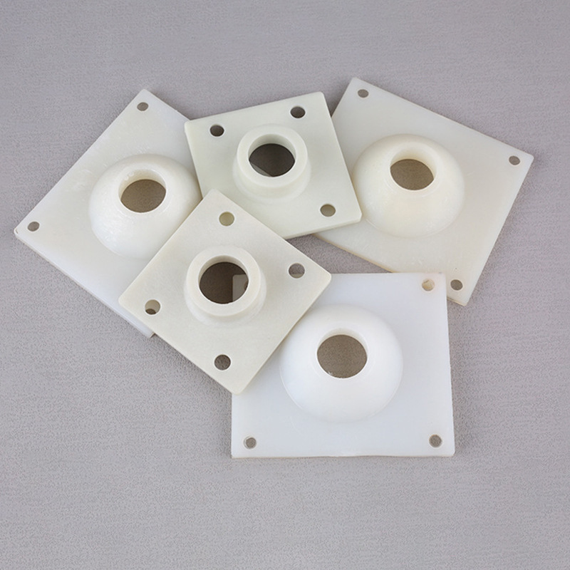 MC尼龙板加工PA耐磨尼龙滑块尼龙加工件高硬度高耐磨打孔异形件