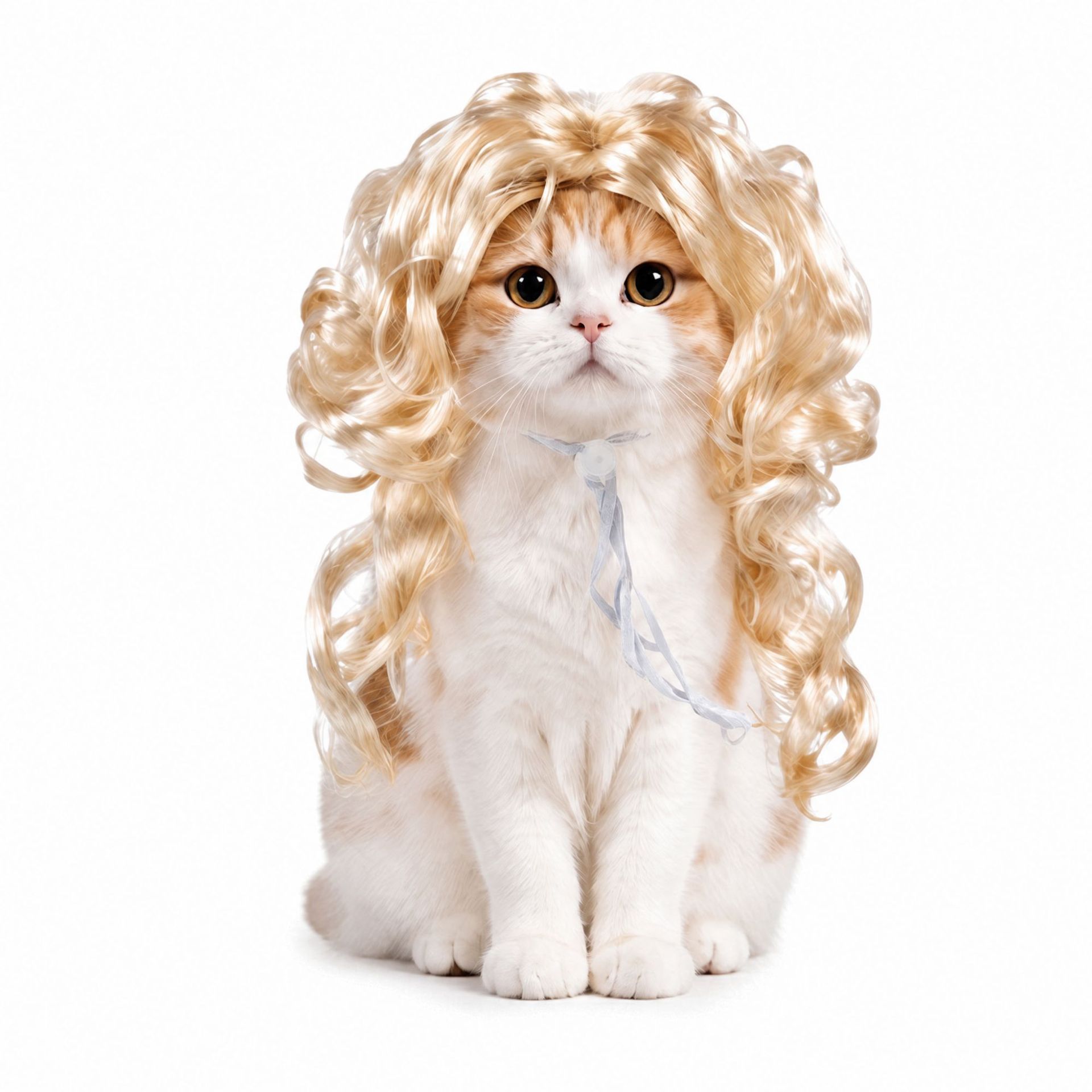 Peluca para Mascotas de Fibra de Alta Temperatura Decorativo para Halloween
