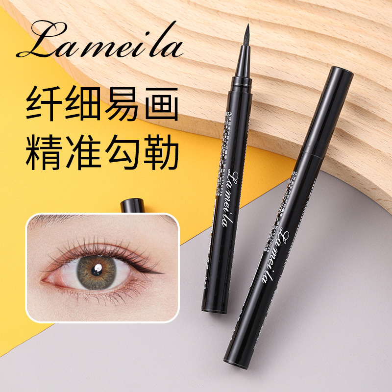 Lameila/Lameila Liquid Eyeliner Pen with Hard Tip, Quick-Drying, Non-Fading, Waterproof, Sweat-Resistant, Non-Smudgeable 948