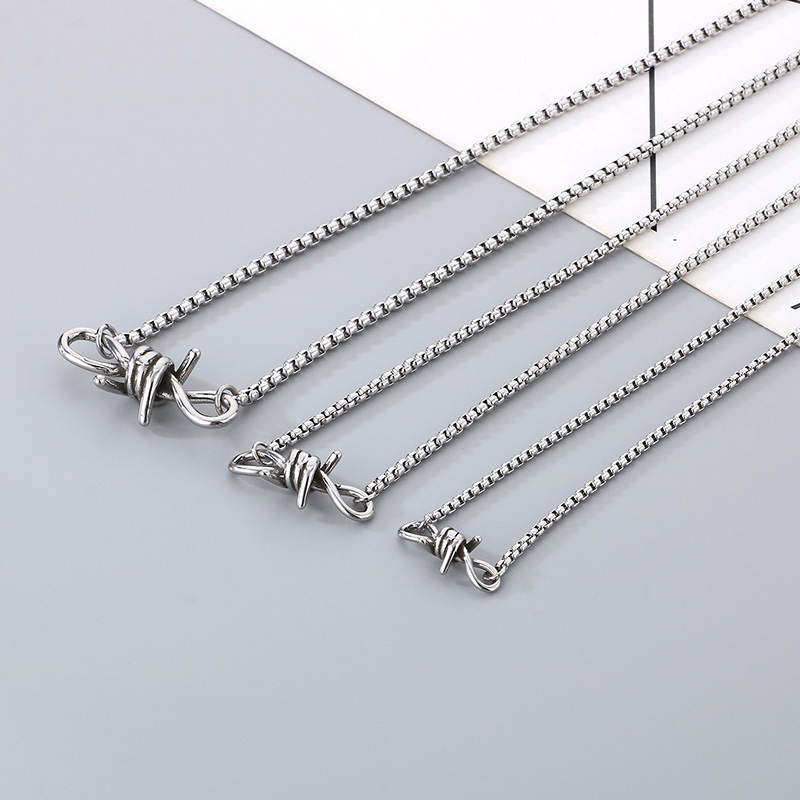 2g Weight Bracelets, Necklace Classification 1 Piece Quantity Daily, Street Occasion 304 Stainless Steel Material Geometric Pattern All Seasons Season Men's Gender Polishing Design Vintage Style, Classic Style Style Vintage Style Classic Style Geometric 304 Stainless Steel Polishing Men's Bracelets Necklace Men Necklace Sets 10