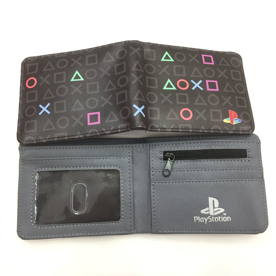 PS maneja de juegos cartera de dibujos animados máquina de juegos corta doble pegamento cartera de cambio cartera de cuero de PVC cartera de tarjetas