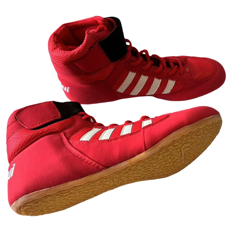 Борцовская обувь, боксерская обувь, кроссовки для боевых тренировок для мужчин и женщин, высокие защитные ткани для тхэквондо, размер лодыжки