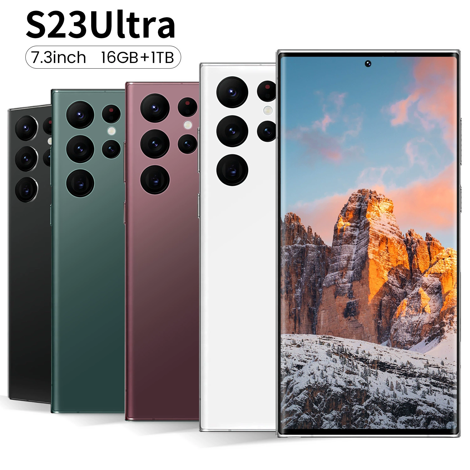 Новый мобильный телефон S23 Ultra с большим экраном, смартфон 16+1ТБ, прямые поставки от производителя