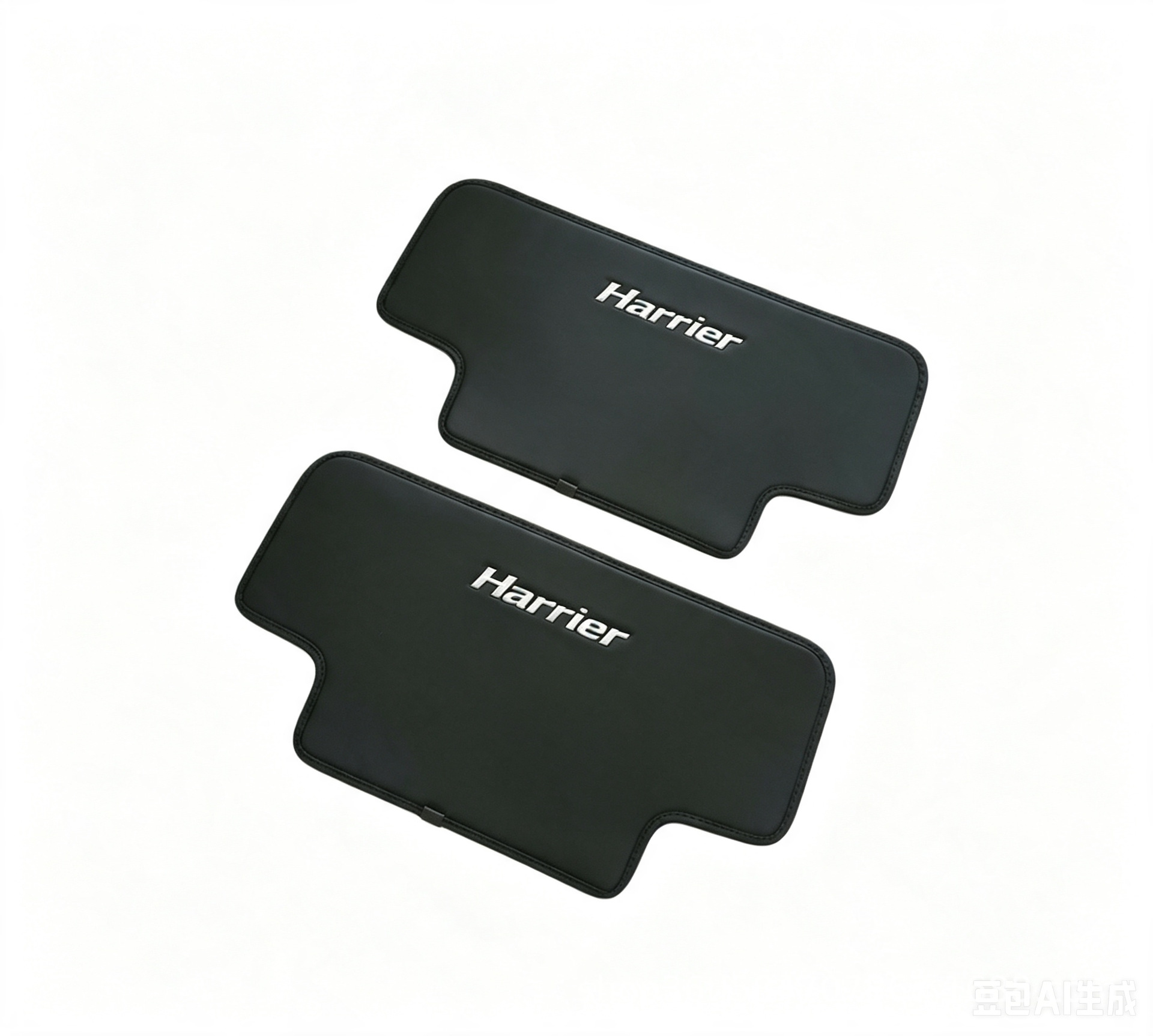 Car rear seat anti-kick pad, seat back protective pad with car logo, interior anti-dirt and wear-resistant protective pad