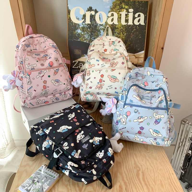 Mochila de dibujos animados lindo coreano ins Harajuku ulzzang mochila escolar de niña suave japonesa mochila de niña de gran capacidad marea