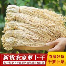 湖南土特产脱水蔬菜干脆萝卜干货农家自制干萝卜条干白500g无盐