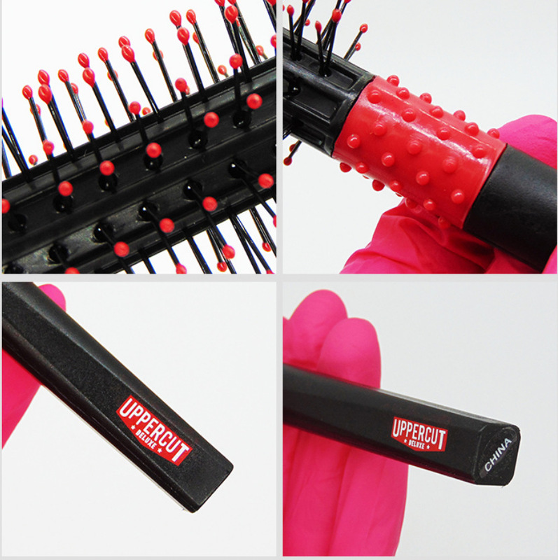 Uppercutオイルヘッドローラー櫛メンズローラー櫛超細いローラー櫛ナイロンニードルローラー櫛ビッグバックレディースカール|undefined