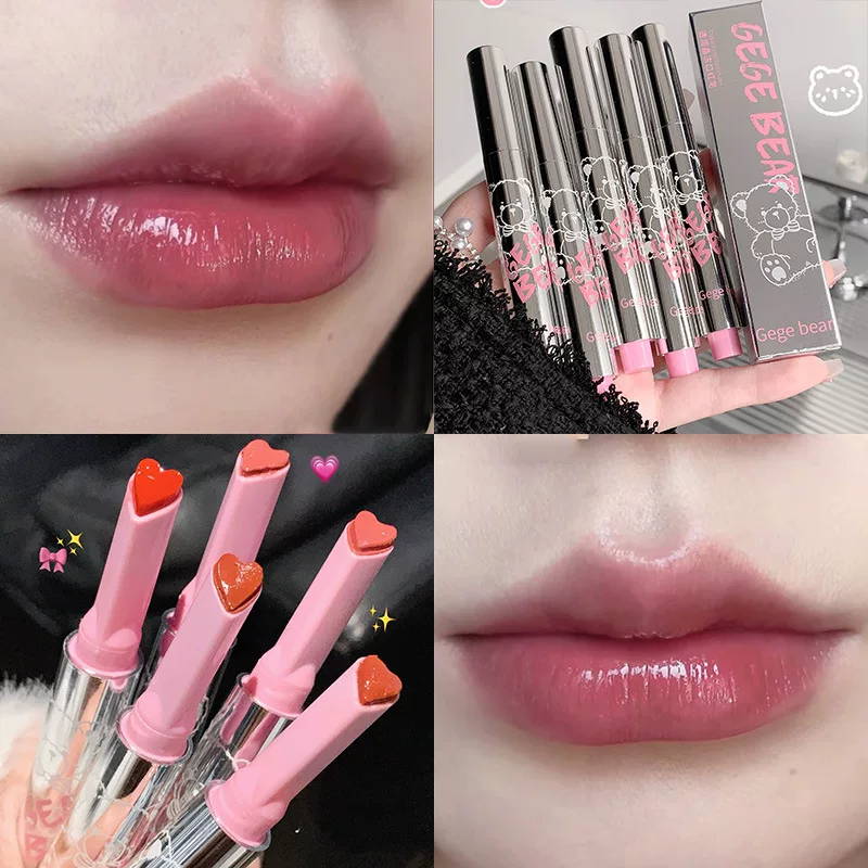 Lipstick, glass makeup primer, nutritious lip gloss, intense hydration