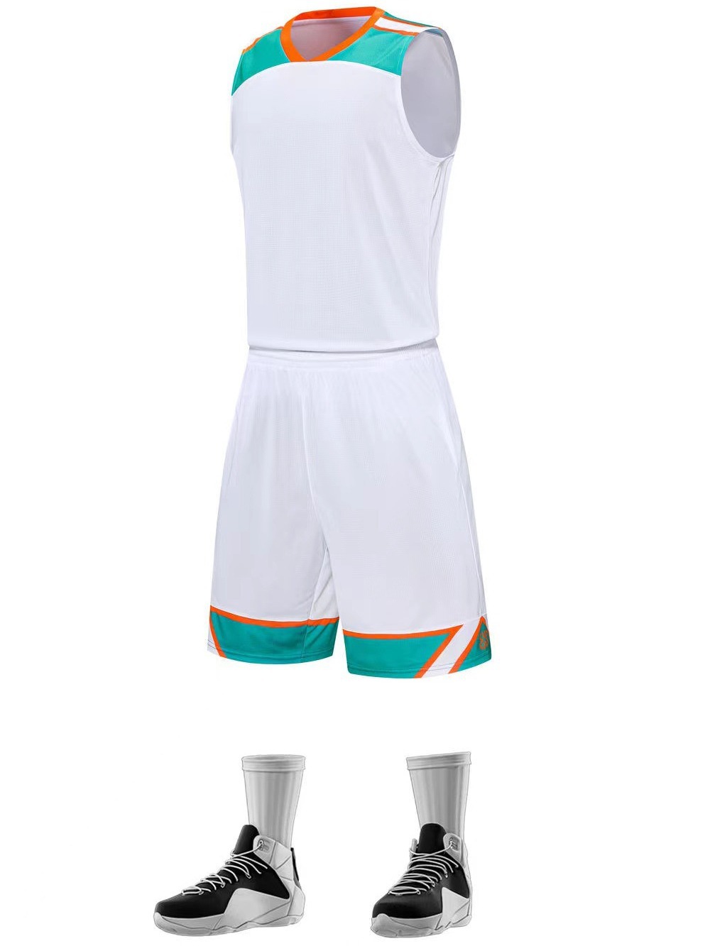 Verano doble bolsillo juego de ropa de baloncesto hombres y mujeres grupo de compras deportivas competición de entrenamiento transpirable chaleco de entrenamiento