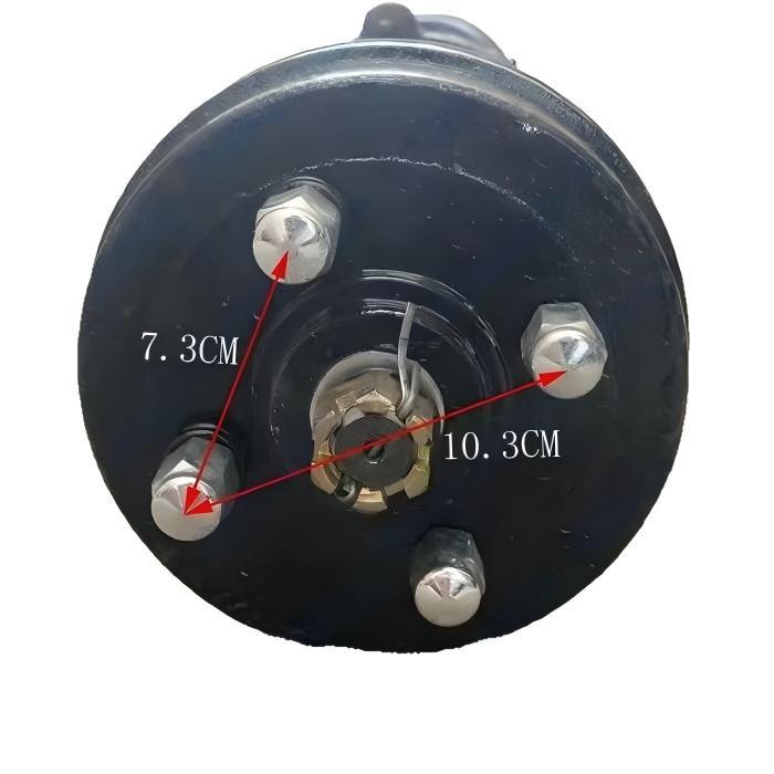 Three-Wheel Motorcycle 160 Drum Brake Non-Shifting Rear Axle Assembly Wholesale and Retail In-Stock Supply Front and Rear Axles
