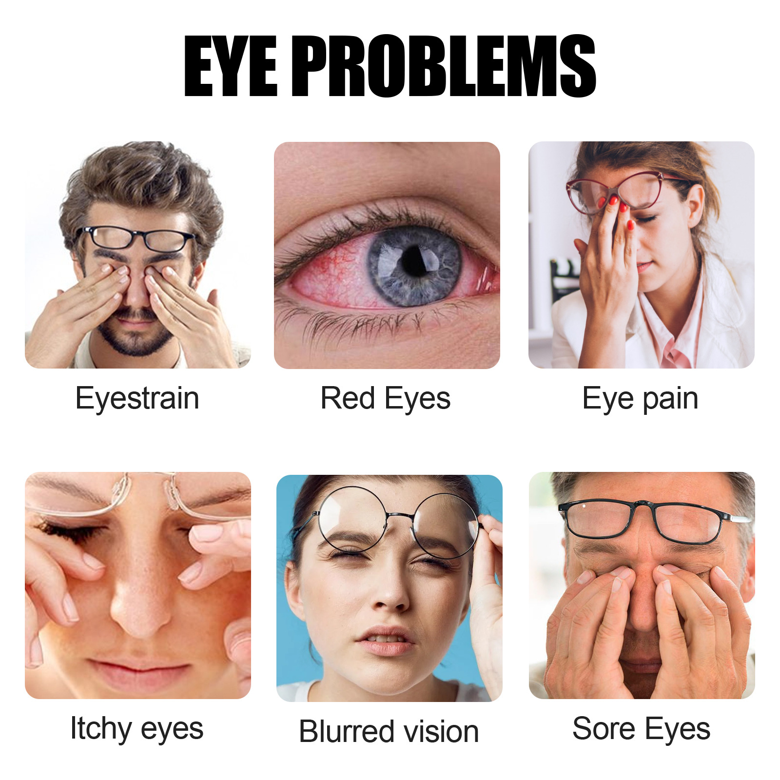 South Moon Mugwort Eye Protection Patch Student Vision Eye Protection Patch Relieves Overtired Eyes and Dry Eyes Cold Compress Patch_voghion.com